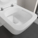 Унитаз подвесной Villeroy & Boch Venticello безободковый с сиденьем SlimSeat микролифт CeramicPlus 4611RSR1