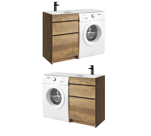 Тумба под умывальник Aqwella Terra дуб балтийский TER01052NDB