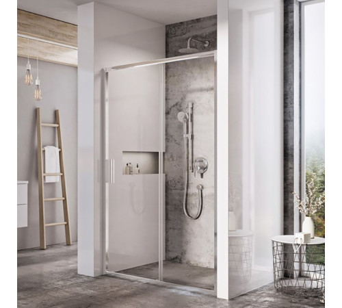 Душевая дверь в нишу Ravak Blix Slim BLDP2-100 раздвижная 100 см профиль блестящий X0PMA0C00Z1