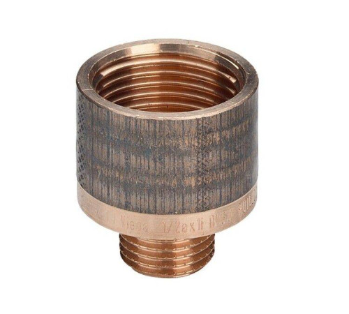 Переходник Viega 1 1/4 x 1/2 НВ бронза 650889