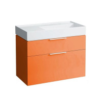 Тумба с раковиной Laufen Kartell 89.5х45.5х61.5 см оранжевый глянцевый 4.0760.2.033.635.1/8.1033.9.000.111.1