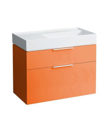 Тумба с раковиной Laufen Kartell 89.5х45.5х61.5 см оранжевый глянцевый 4.0760.2.033.635.1/8.1033.9.000.111.1