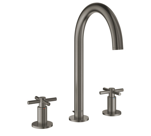 Смеситель для раковины на 3 отверстия Grohe Atrio матовый графит 20008AL3