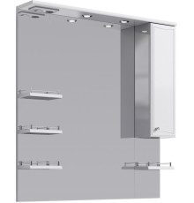 Зеркало-шкаф AQUATON Барселона с подсветкой 1001х1079х176 мм Ba.02.10