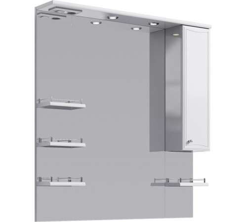 Зеркало-шкаф AQUATON Барселона с подсветкой 1001х1079х176 мм Ba.02.10