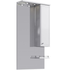 Зеркало-шкаф AQUATON Барселона с подсветкой 600х1080х175 мм Ba.02.06