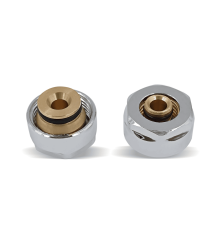 Комплект резьбовых соединений Primoclima Armature для многослойной трубы 16 x 3/4 хром PCS16PPC