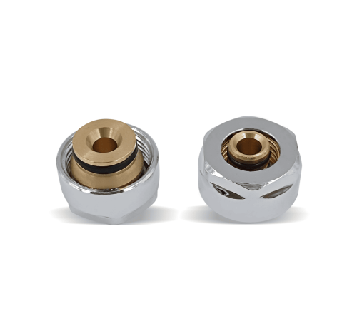 Комплект резьбовых соединений Primoclima Armature для многослойной трубы 16 x 3/4 хром PCS16PPC