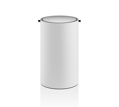 Корзина для бумаги напольная Decor Walther Stone BEMD 185x300 мм белый/сталь полированная 0971154
