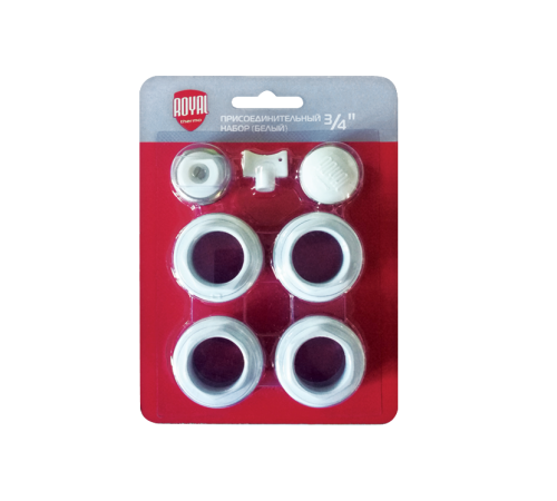 Набор присоединительный Royal Thermo 3/4 White RTE 07.0006