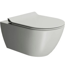 Унитаз подвесной безободковый GSI Pura 550x360 мм Swirlflush Cenere Matte 8815FR517