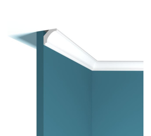 Карниз потолочный Perfect Plus P37 ударопрочный полимер 75x75x2000 мм P37