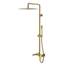 Душевая стойка Boheme Qubic бронза 478-BR