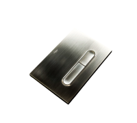 Кнопка смыва для инсталляции Boheme пластик nickel brush 667-NB