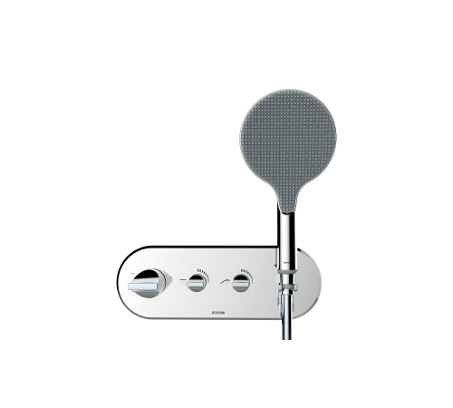 Скрытая часть смесителя для душа на 2 выхода Bossini Apice Z00135000