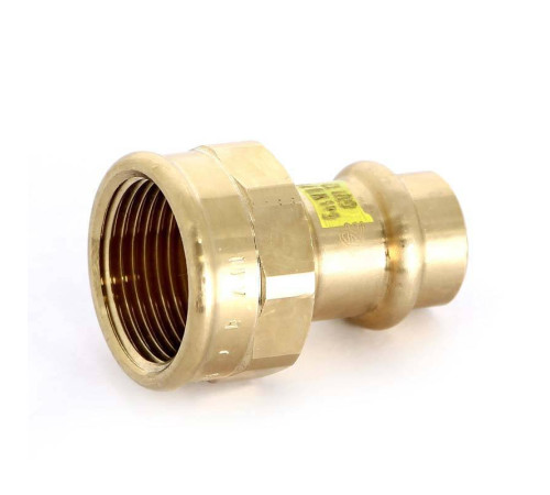 Муфта пресс с внутренней резьбой Viega Profipress G 15x3/4 бронза 346386