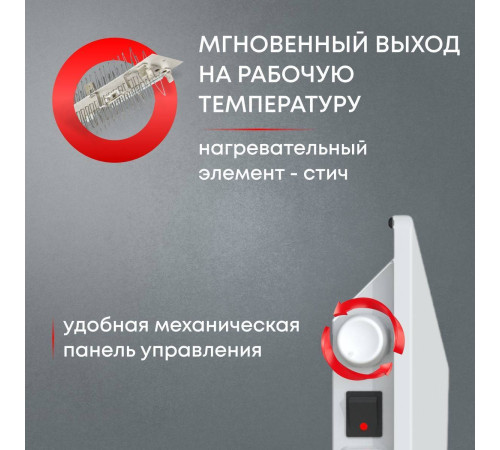 Конвектор электрический Zeder Buddy MS 20MS-01 Вт 20MS-01