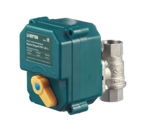 Кран шаровой с электроприводом Neptun Bugatti Pro 12В 1/2 2153566