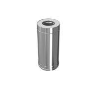 Труба-сэндвич УМК 0.5 м Ø115/200 мм AISI 304 0.8 мм нерж/ceramics 00-00000403
