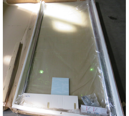 Шторка для душа Inda Stile 900 870х910 мм левая B0954 S AN 01