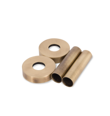 Маскировочный комплект SR Rubinetterie для труб с круглыми отражателями L 70 мм Ø 10-16 мм бронза 0491-1000Z070