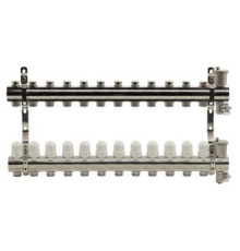 Блок коллекторный Kromwell 1 с термостатическими вставками и запорными клапанами 12 выходов 3/4 EK EU.ST6071250