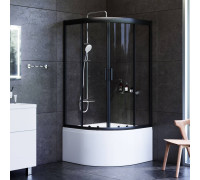 Душевое ограждение AM.PM Gem Black Edition 90х90 см без поддона W90G-401A090BT