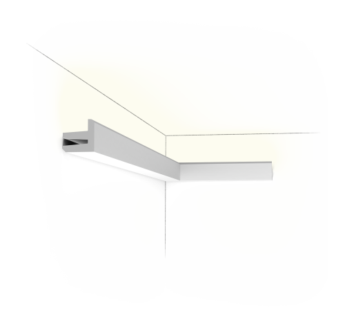Карниз для скрытого освещения Orac Decor C380 L3 Linear Led Lighting