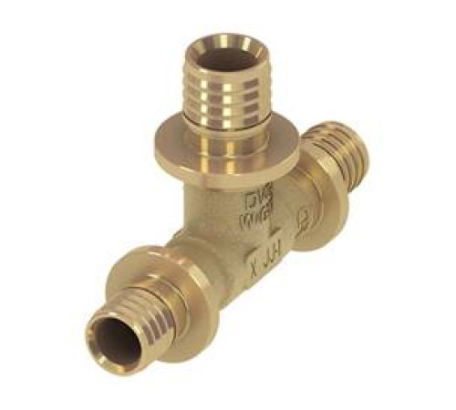 Тройник редукционный TECE TECEspring AX 20х16х16 мм латунь 760508S