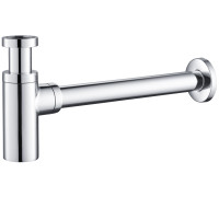 Сифон для раковины Timo 1 1/4 без выпуска латунь хром 958/00L