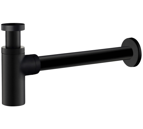 Сифон для раковины Timo 1 1/4 без выпуска латунь черный матовый 958/03L