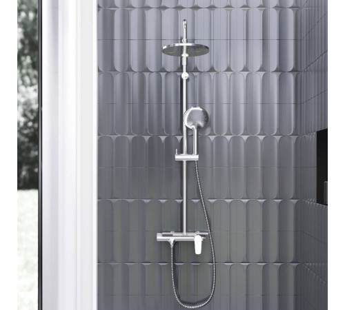 Душевая система AM.PM Jupiter черная матовая 977780300