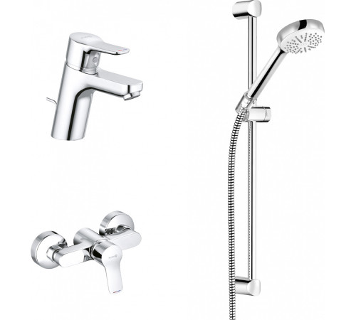 Набор для душа 3 в 1 Kludi PureEasy хром 378450565