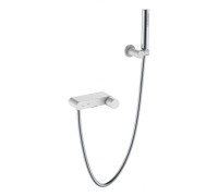 Смеситель для душа Boheme Stick белый/хром 123-WCR