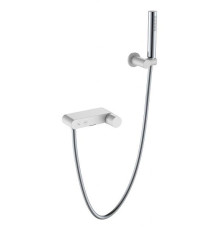 Смеситель для душа Boheme Stick белый/хром 123-WCR