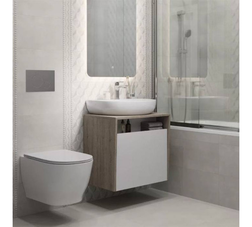 Унитаз подвесной Kerama Marazzi Modula безободковый белый глянцевый MO.wc.02