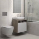 Унитаз подвесной Kerama Marazzi Modula безободковый белый глянцевый MO.wc.02