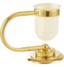 Стакан для зубных щеток Boheme Murano настольный 13х9х17 см золото 10911-G