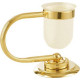 Стакан для зубных щеток Boheme Murano настольный 13х9х17 см золото 10911-G