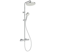 Душевая система Ideal Standard Ceratherm T25 с термостатом и верхним душем 250 мм хром A8520AA