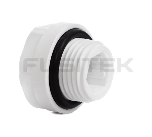 Заглушка полипропиленовая Fusitek PP-R 20x1/2 НР FT03401
