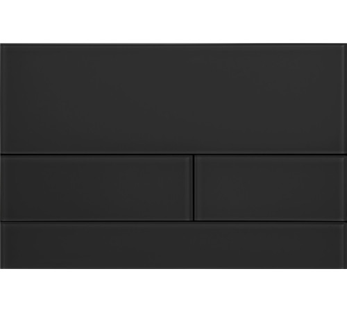 Панель смыва AQUAme стекло черный AQM4116B