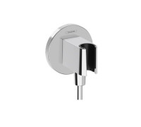 Шланговое подсоединение с держателем Hansgrohe FixFit S хром 26888000