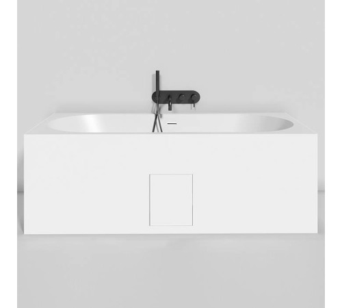 Ванна встраиваемая Salini Ornella Axis 180 Kit 180 х 80 х 60 см S-Stone белый матовый UpDown 103521M