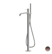 Смеситель для ванны напольный Newform X-Steel 316 с душем без встраиваемой части PVD Brushed Copper Bronze 69684EX.59.067