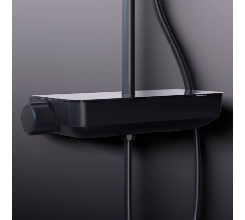 Душевая система Damixa Scandinavian Pure с термостатом черный матовый 936750300