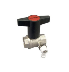 Кран шаровой Oventrop Optibal DN 25 1 ВВ PN 16 с удлиненной ручкой и штуцером 1077808