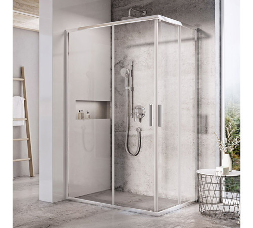 Душевая дверь Ravak Blix Slim BLDP2-100 100 см профиль блестящий X1XMA0C00Z1