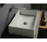 Раковина накладная Scarabeo Teorema 2.0 60x40 см без отверстия для смесителя Pearl 5101/41