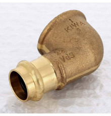 Угол 90° пресс-В бронзовый Viega Sanpress 22х1 314378